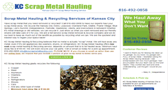 Desktop Screenshot of kcscrapmetalhauling.com
